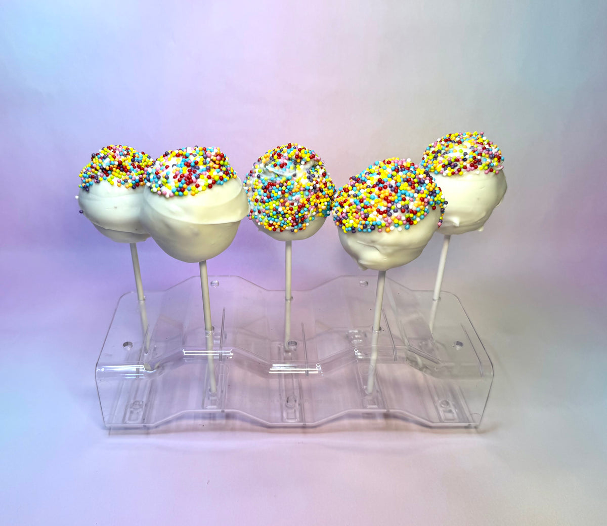 Dot Stuffed Cake Pop